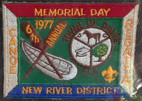 1977 Memorial Day Canoe Regatta patch