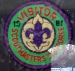 1981 visitors patch