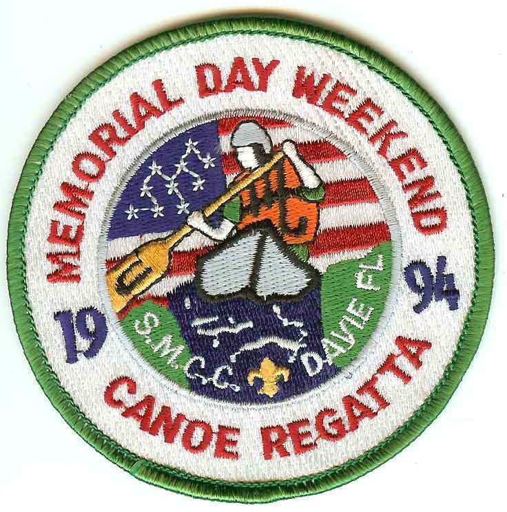 1994 canoe regatta patch